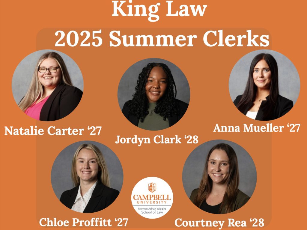 Photo of King Law Summer Clerks