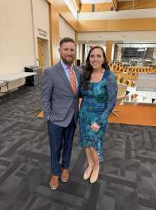 Morgan and Caroline Timiney