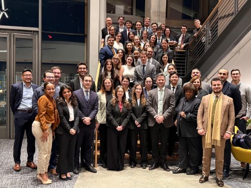 Photo of group of students participating in Vis Pre-Moot in Washington, D.C.