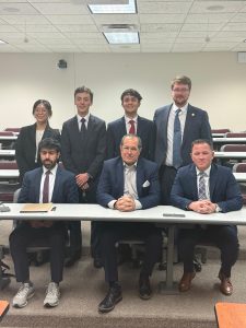 Photo of Campbell Law male oralists competing in the Vis Pre-Moot Competition in DC